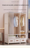 Large Capacity Portable Wardrobe Closet Durable Sturdy Assembly Clothes Organizer Bedroom Dustproof Storage Solution