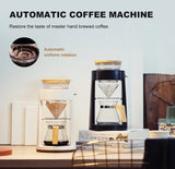 Electric Drip Coffee Maker Household Coffee Machine Tea Coffee Pot Milk