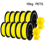 Geeetech PETG 10 Rolls Filament 3d print wire Vacuum Packaging 1KG/roll 1.75mm 100% Filament for most FDM 3D printer