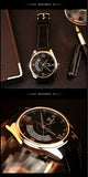 New Business Men's Wristwatch Clock Fashion Casual Leather Sport Man Watch Top Brand Luxury Quartz Watches for Men montre homme