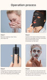 4 Colors Silicone LED Face Mask LED Red Light Photon Infrared Therapy Flexible Facial Mask Repair Skin Brighten Skin Tone