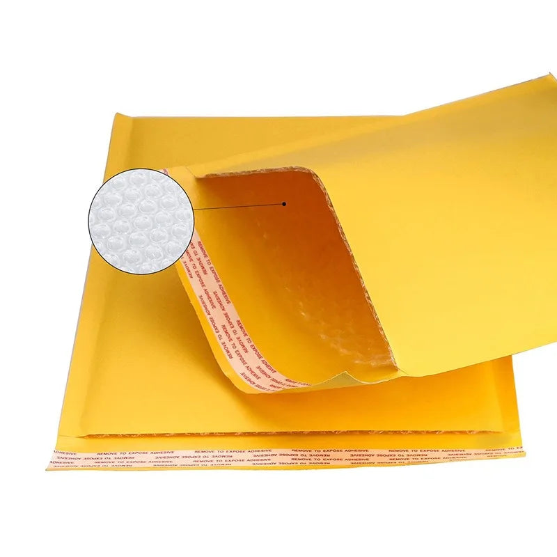 Kraft Bubble Mailers Padded Envelopes Shipping Bags All Size Anti-Shock Business Bag Supplies for Home Storage Packaging Pouches