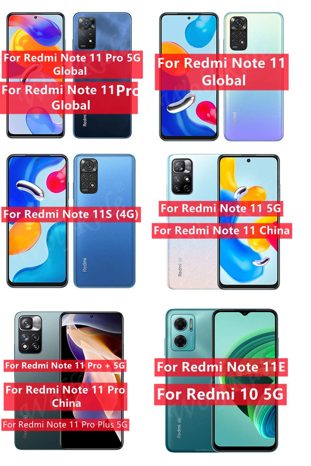 4-in-1 For Xiaomi Redmi Note 11 Pro Plus 5G Glass Redmi Note 11 Pro Plus 11S Screen Protector Redmi Note 11 Pro Plus Lens Glass
