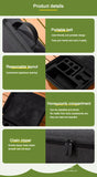 Coffee Grinder Carrying Bag,Waterproof Shockproof Coffee Grinder Portable Storage Bag with Hand Hold Belt for Travelling,Office