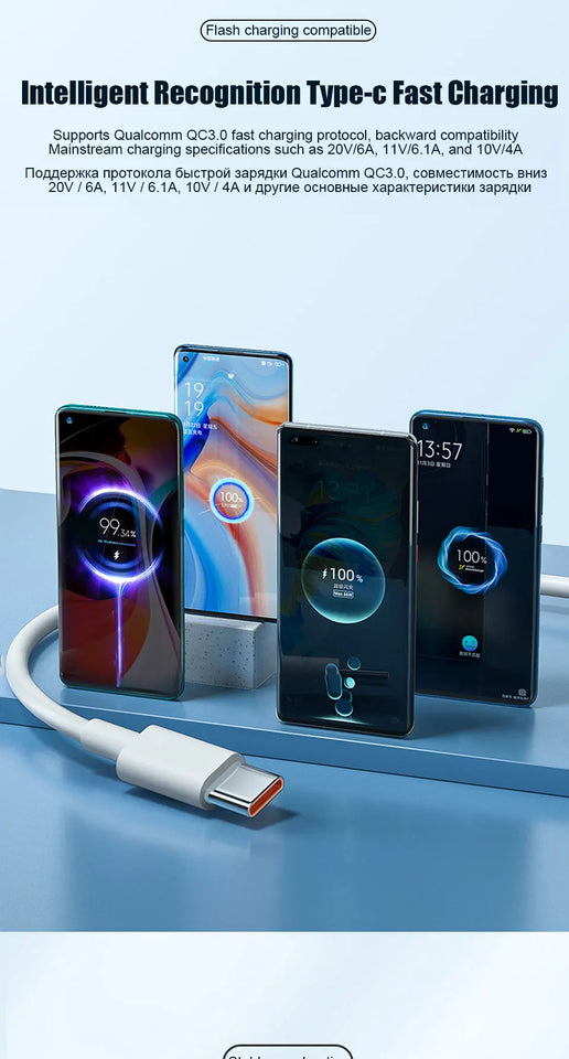 For Xiaomi 67W USB Super Fast Charger Power Adapter Mi 12 11 6A Type C Cable POCO X5 X4 Pro Note 9 10 11 Charging