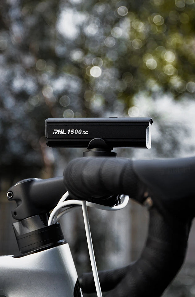 ROCKBROS Bike Light 1500LM 5000mAh Bicycle Light IPX6 Aluminum Type-C Rechargeable Smart Brightness Sense Adjust Cycling Lamp