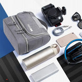 Foldable Toiletry Washbag with Hanging Hook Waterproof Women Bathroom Cosmetic Storage Bag Large Capacity Travel Men Makeup Case