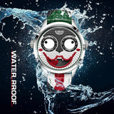 LIGE 2025 TOP Men's Watches Quartz Clown Dial Watches Unique Strange Fashion Cool Watch Waterproof watches for men reloj hommes