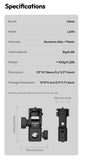 Ulanzi LA04 Univeral Light Stand Adapter with 1/4" Cold Shoe Mount for Phone Stand DSLR Camera LED Light 180° Tilt for Lighting