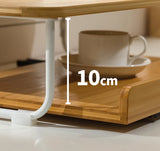 Creative Coffee Machine Storage Racks Wooden Countertop Cups Office Holders Racks Display Shelf Organizer Shelves Kitchen