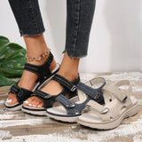 Summer Wedge Sandals for Women 2025 New Fashion Non Slip Beach Shoes Woman Lightweight Casual Platform Plus Size Sandals Women