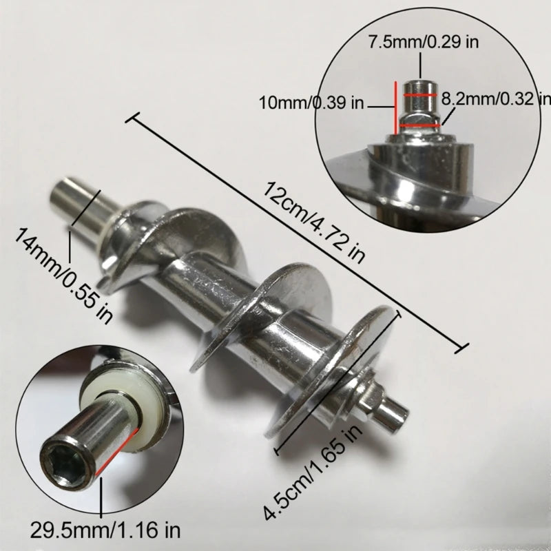 Meat Grinder Pinion Mixer Spare Parts Meat Grinder Knife Stainless Steel Grille for Food Grinder Accessories Kitchen Tool