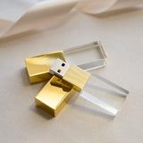 Free Custom LOGO Color Metal Crystal USB2.0/3.0 High-speed Flash Drive 4GB 8GB 16GB 32GB 64GB 128GB
