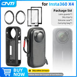 Accessories Set for Insta360 X3 X4 X5 Lens Guard Screen Protector Storage Bag Silicone Case Lens Cap Protective Frame Insta 360
