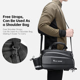 WEST BIKING Cycling Trunk Bag Large Capacity Bicycle Pannier Multifunctional Reflective Bike Bag Travel Bag MTB Bike Accessories