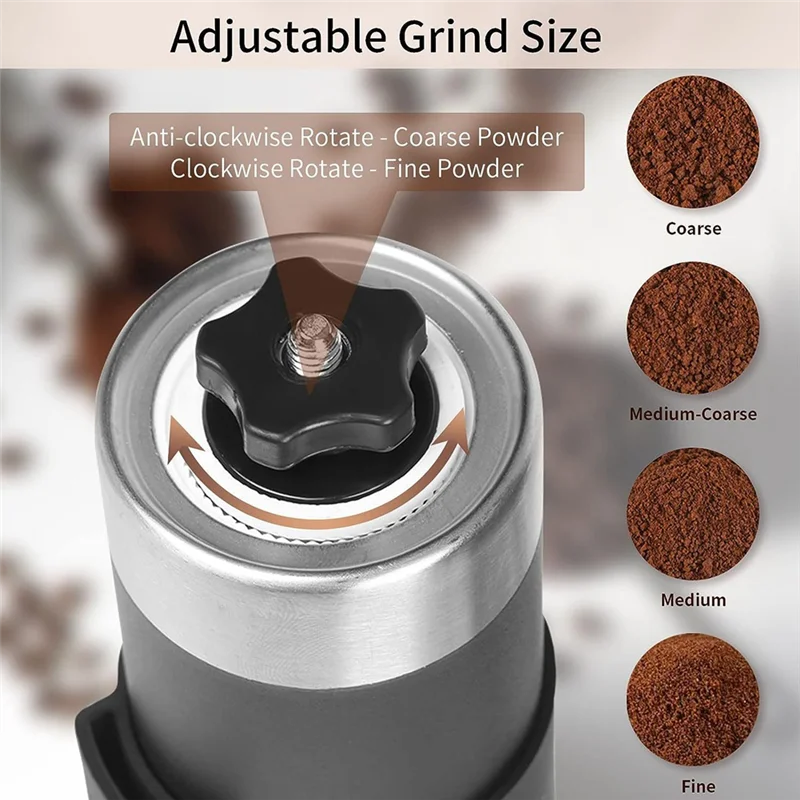 B89B-Manual Coffee Grinders Adjustable Hand Coffee Bean Grinding Machine For Outdoor Travelling Home Office Coffee Grinder