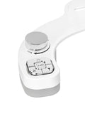 SAMODRA Button Bidet - Non-ElectricSelf  Cleaning Dual Nozzle (Frontal and Rear Wash) Fresh Water Bidet Toilet Seat Attachment