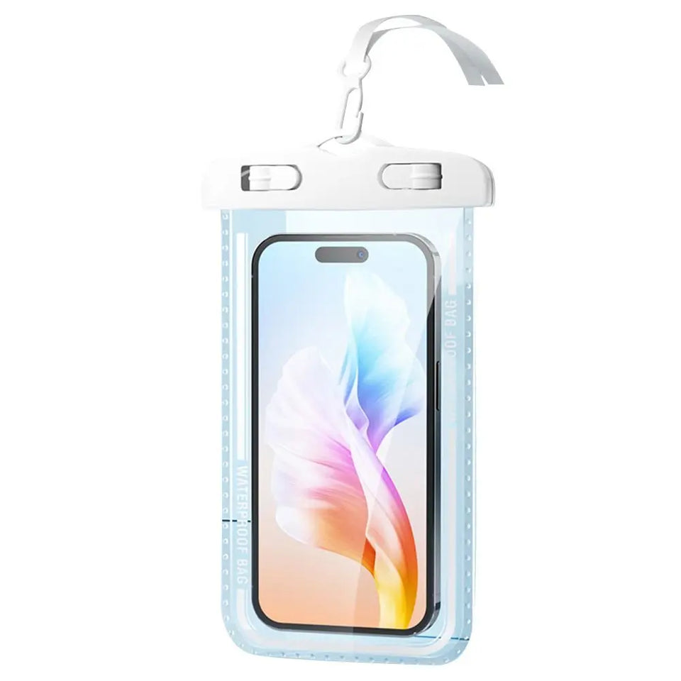 New IPX8 Waterproof Phone Pouch Transparent Touchable Floating Phone Waterproof Bag for Beach Underwater Photography Phone Cover