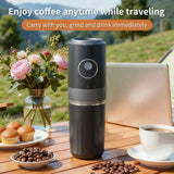 3-in-1 Capsule Coffee Maker Portable Espresso Coffee Machine for Car & Home Camping Coffee Maker Type-c Rechargeable Automatic
