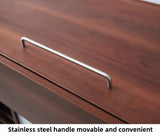 Integrated Cat Litter Box Storage Cabinet Leak Proof Sand Storage Cats Toilet Closed Stainless Steel Bedpans Pets Supplies