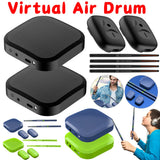 Electric Virtual Air Drum Set With Drumstick Pedal Somatosensory Virtual Reality Smart Wireless Electric Drum Musical Instrument