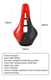 WEST BIKING Bicycle Saddle Hollow Breathable Road Bike Seat Ultralight Durable Shockproof Bicycle Seat Cushion Cycling Parts