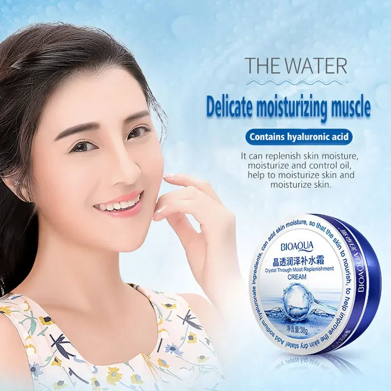BIOAQUA Hyaluronic Acid Facial Day Cream Deep Moisturizing Whitening Filling Water Anti Wrinkle Lift Firming Esseence Skin Care