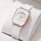 Fashion Rectangle Women Watches Casual Silicone Band Sports Watch Reloj Mujer Girls Clock Gift
