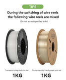 KINGROON 5KG PLA TPU PETG Filament Mix color 1.75mm 3D Printer Plastic No Bubble Spool 3D Printing Materials Wholesales