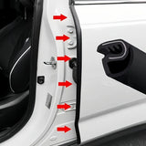 2pcs Car B-pillar Sealing Strip with Steel Bar Car Door Edge Seal Strip Car Rubber Weatherstrip Sound Insulation Sealing Strips