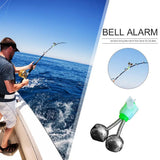 20-1PCS Fish Bite Alarm Twin Spiral Bells Fishing Indicator Bait Alarm Outdoor Night Fishing Alarm Bell Fishing Equipment