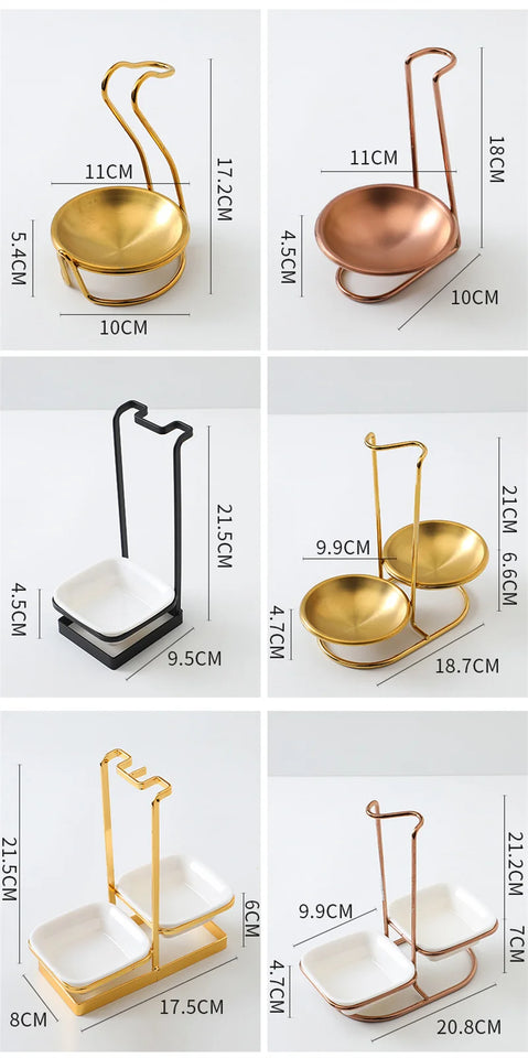 Gadget Multifunctional Portable Spoon Rest for Hotpot Restaurant Food Restaurant Utensil Household Upright Ladle Holder Kitchen