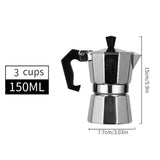600ML Aluminum Mocha Coffee Pot Espresso Coffee Maker Percolator Tool Home Hand-brewed Octagonal Moka Pot Kitchen Utensils