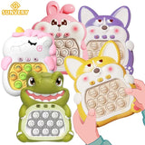 Animal Fidget Toys for Children Adults Kawaii Trend Figet Toy Kids Fun Push Bubble down Antistress toy Girls Boys Birthday Gift
