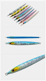 Noeby Metal Jig Fishing Lure 60g Long Casting Jigs Steel Panels Stronger Shore Jigging Long Casting Saltwater Fishing Lures