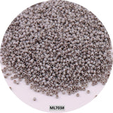 Golden 15/0 Japanese Seedbeads 1.5mm Uniform Metallic Bronze Round Spacer Glass Beads For DIY Jewelry Making Garments Accessory