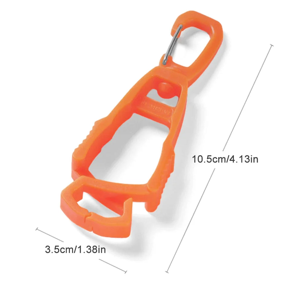 1-5Pcs Glove Clip Hanger Safety Glove Holder Plastic Working Gloves Clip Work Clamp Safety Work Glove Guard Multifunctional Tool