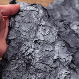Metallic Crackle Bronzing Fur Fabric Bronzed Woolen Plush Designer Fabric For Diy Sewing Dress Coat Shawl Bag Sofa Material