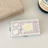 100 Sheets Cute Memo Book Non Sticky, Tearable Leave a Message Notebook Handheld Notes