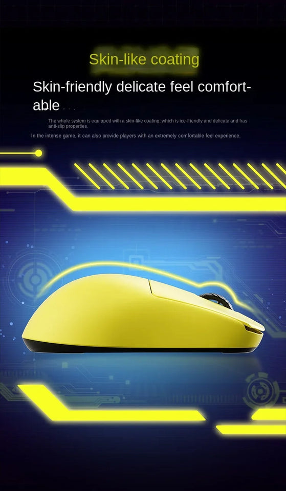 [IN STOCK ] SCYROX V8 8K Wired And Wireless Ultra-Lightweight 36g Gaming Mouse Ergonomics PAW3950 E-Sports Mice PC Gamer Accy