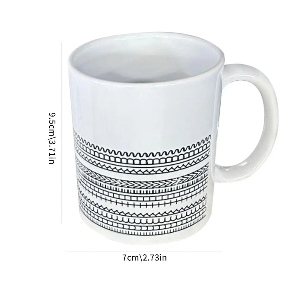 Ceramic Kitchen Hidden Message Coffee Mugunique Gift for Work Bestie & Modern Coffee Lover Accessories Message Coffee Mug