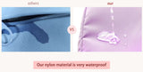 2PCS/SET Trendy Flower Bow Printing School Bag Lunch Bag Large Capacity Nylon Backpack Cute Students Insulation Ice Bento Box