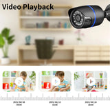 Gadinan 5MP 1080P Bullet Video Surveillance AHD DVR Recorder Waterproof Camera 24 infrared lights AHD CCTV Camera System Kit