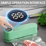 Simple operation Vacuum Sealer Machine Bag Rolls Food Sealer Compact Food Preservation System with Vacuum Bags