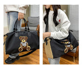 Travel Fitness Bag Luggage Bag Zipper Storage Bag Carry-on Duffle Bag With Single Shoulder Strap For Short Trips Swimming