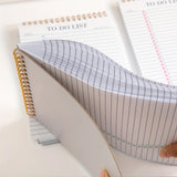 1pc to Do List Notepad, Undated Daily Planner Notepad with to Do List Notebook Checklist Planner Spiral Cover Notepad