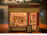 DIY Wooden Dollhouse Casa Miniature With Furniture Kit 3D Irish Cottage Coffee House Assemble Toy for Children Christmas Gifts