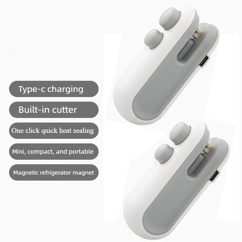 Sealing machine, small household hand press sealing device, mini portable snack moisture-proof plastic bag heat sealing machine