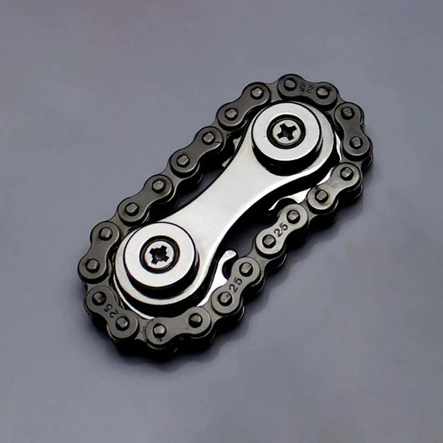 New EDC Sprockets Flywheel Gyro - Antistress Anxiety Metal Bike Chains Fingertip Spinner Fidget Toys For Adult