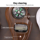 Electronic Digital Electronic Tally Counter with Compass Tassel Finger Game Toy Manual Reset Decompress Relax Tool LCD Register